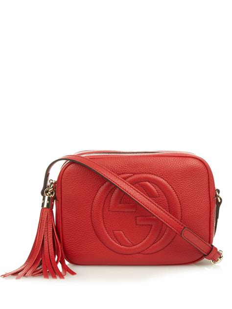 gucci gold chain red body cross bag|gucci small crossbody bag.